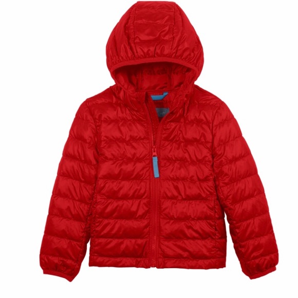 Kids red puffer coat Clearance